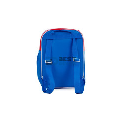 MOCHILA TÉRMICA IGLOO 12 LATAS RETRO AZUL-ROJO 63075