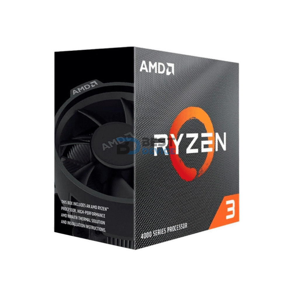 PROCESADOR AMD AM4 RYZEN 3 4100 3.8GHZ/6MB C/COOL 100-100000510BOX PROCESADOR AMD AM4 RYZEN 3 4100 3.8GHZ/6MB C/COOL 100-100000510BOX