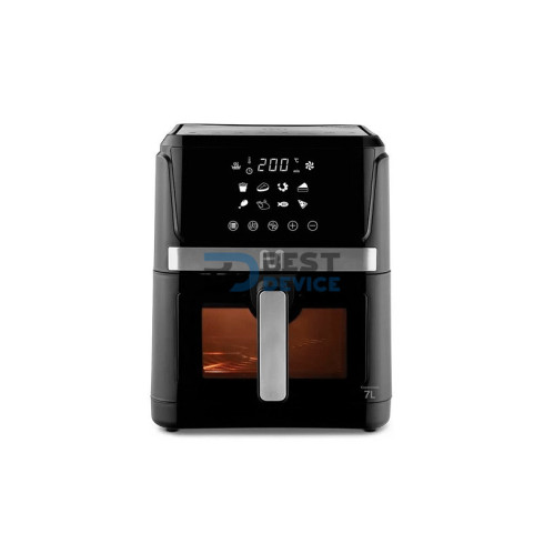 FREIDORA SIN ACEITE MULTI CON VISOR 7L GO224EUR NEGRO