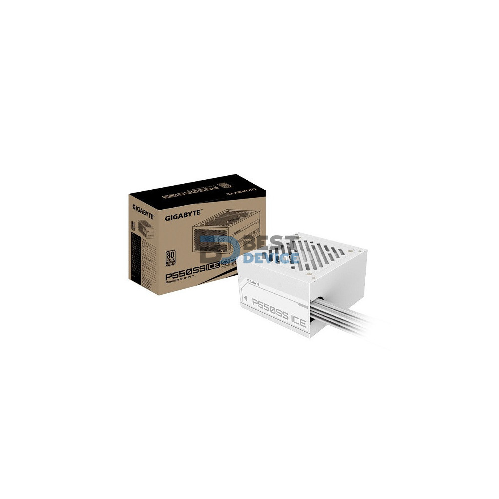 FUENTE GIGABYTE 550W 80PLUS SILVER BLANCO GP-P550SS ICE