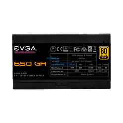 FUENTE 650W EVGA SUPERNOVA GA 80PLUS GOLD FULL MODULAR 220-GA-0650-X1