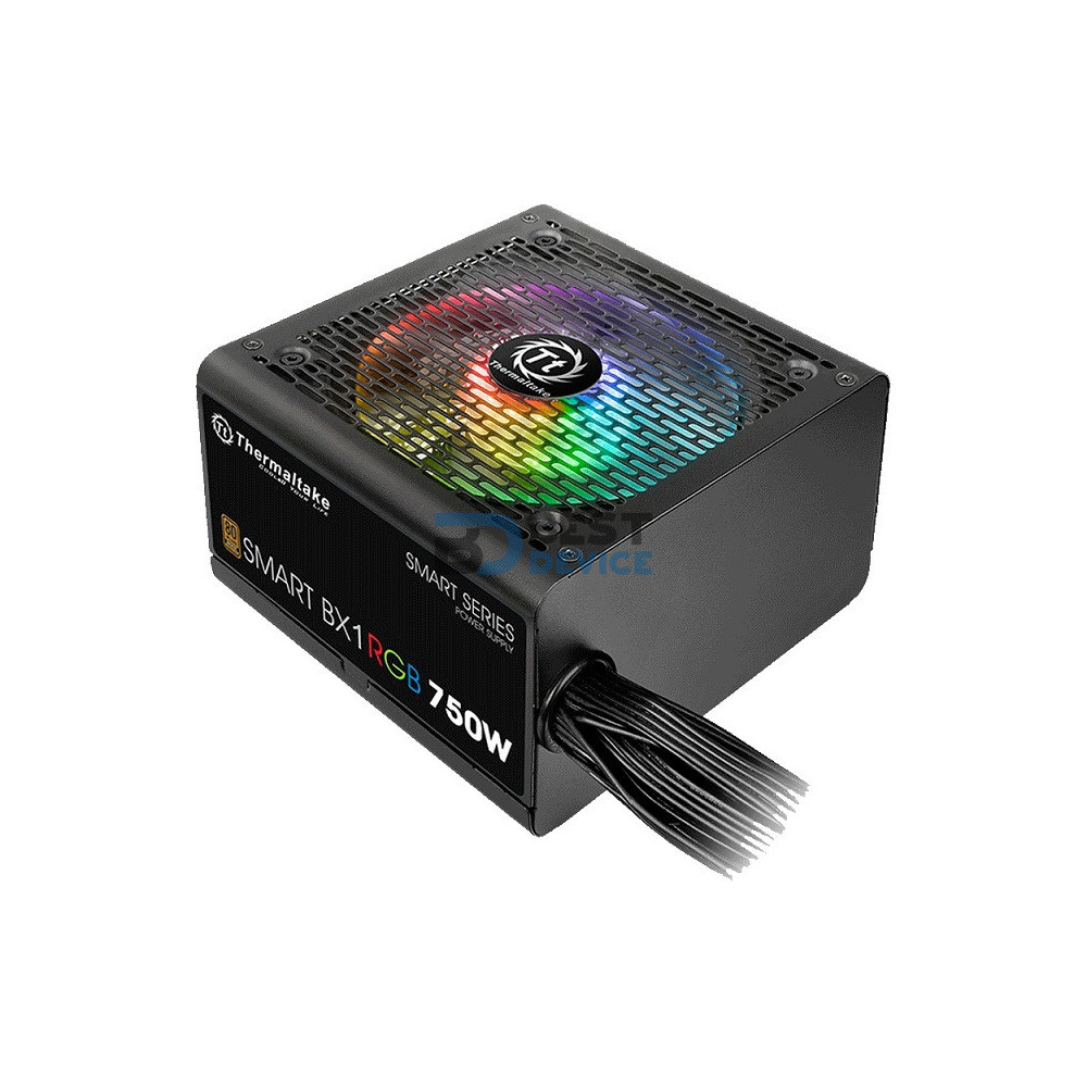 FUENTE THERMALTAKE 750W 80PLUS BRONZE SMART/RGB BX1 PS-SPR-0750NHFABU-1 FUENTE THERMALTAKE 750W 80PLUS BRONZE SMART/RGB BX1 PS-SPR-0750NHFABU-1