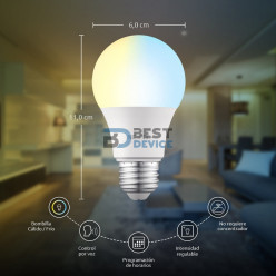 IOT NEXXT FOCO 220V 9W A19 E26/27 CALIDA/FRIA NHB-W120