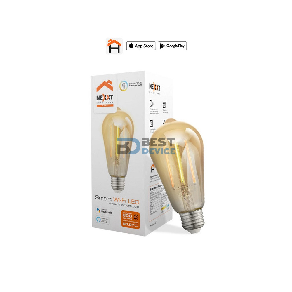 IOT NEXXT FOCO FILAMENTO 220V 8W ST19 E26/27 CALIDA NHB-A520 IOT NEXXT FOCO FILAMENTO 220V 8W ST19 E26/27 CALIDA NHB-A520