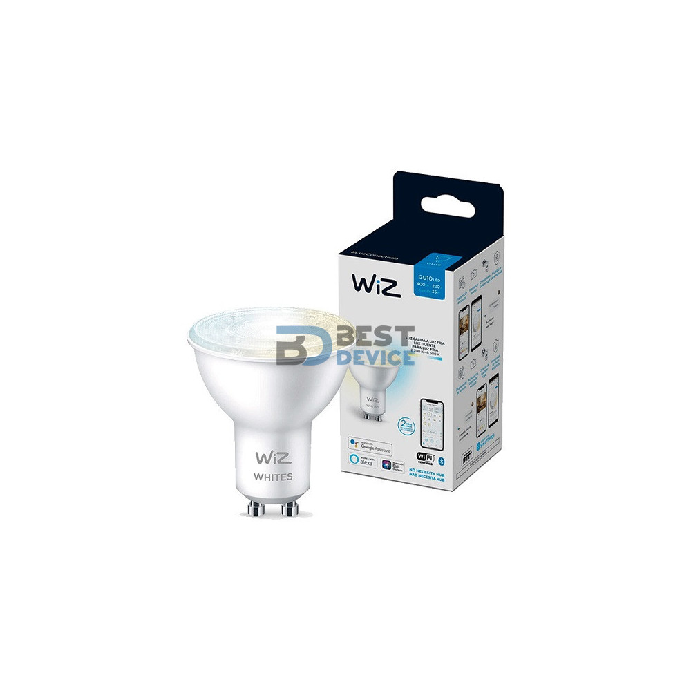 IOT WIZ FOCO BLANCO 220V 4.9W GU10 CALIDA/FRIA (550872) IOT WIZ FOCO BLANCO 220V 4.9W GU10 CALIDA/FRIA (550872)