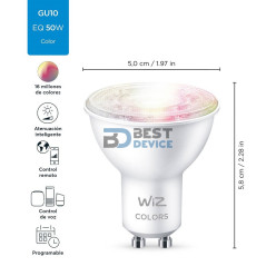 IOT WIZ FOCO COLOR 220V 4.9W GU10 CALIDA/FRIA (550896)