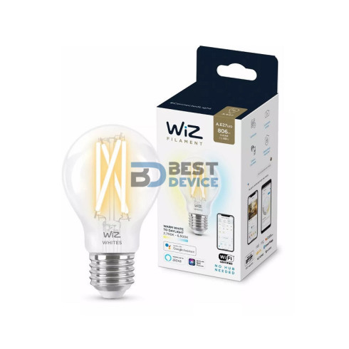 IOT WIZ FOCO FILAMENTO 220V 7W A60 E27 CALIDA/FRIA TRANS(071131)