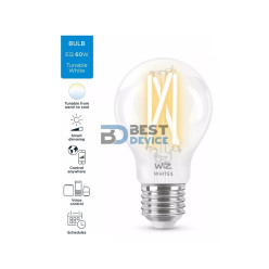 IOT WIZ FOCO FILAMENTO 220V 7W A60 E27 CALIDA/FRIA TRANS(071131)