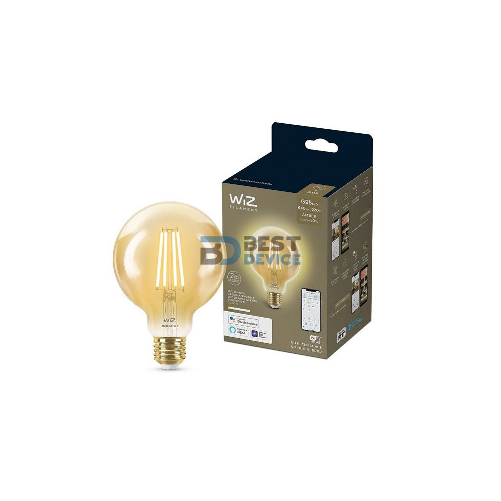 IOT WIZ FOCO FILAMENTO 220V 7W G95 E27 CALIDA/FRIA (787356) IOT WIZ FOCO FILAMENTO 220V 7W G95 E27 CALIDA/FRIA (787356)