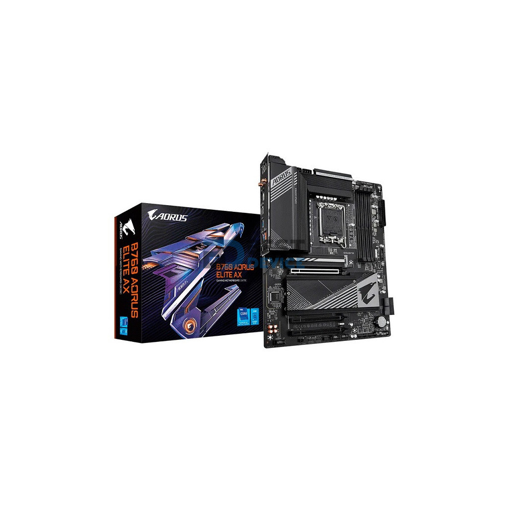 PLACA MADRE AORUS 1700 B760 ELITE AX DDR5 GIGABYTE S/R/HDMI/DP/3M2/WIFI/USB/ATX PLACA MADRE AORUS 1700 B760 ELITE AX DDR5 GIGABYTE S/R/HDMI/DP/3M2/WIFI/USB/ATX
