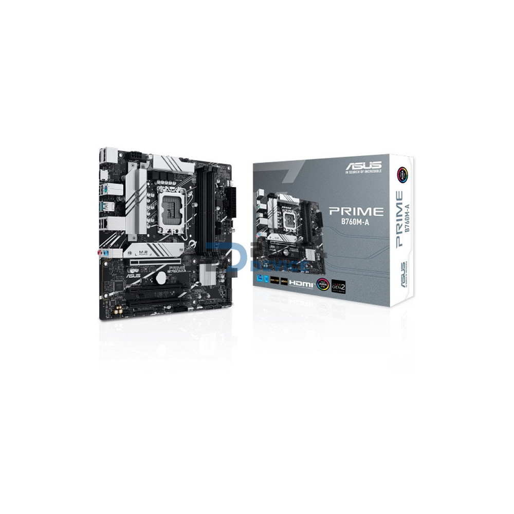 PLACA MADRE ASUS 1700 B760M-A DDR5 PRIME S/R/HDMI/DP/2M2/USB3.2/MATX PLACA MADRE ASUS 1700 B760M-A DDR5 PRIME S/R/HDMI/DP/2M2/USB3.2/MATX