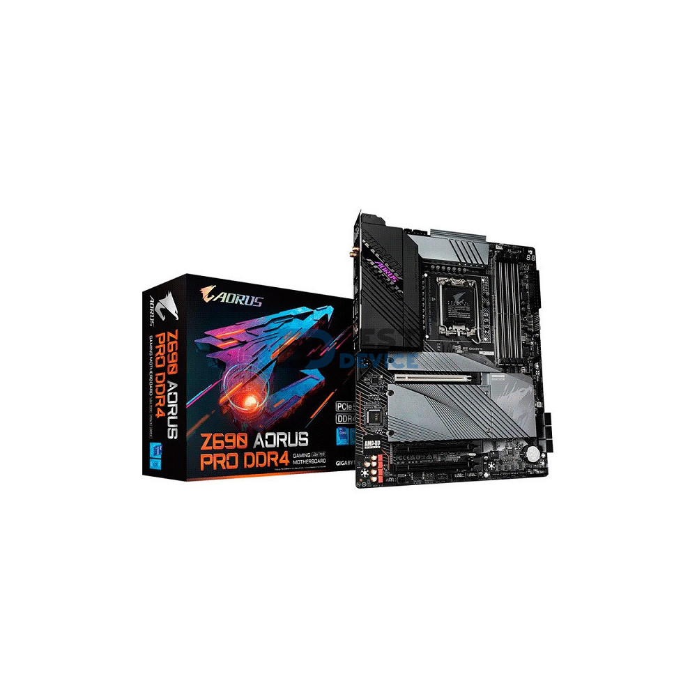 PLACA MADRE GIGABYTE AORUS PRO DDR4 Z690 1700 S/R/DP/4M2/USB3.2/WIFI/ATX PLACA MADRE GIGABYTE AORUS PRO DDR4 Z690 1700 S/R/DP/4M2/USB3.2/WIFI/ATX