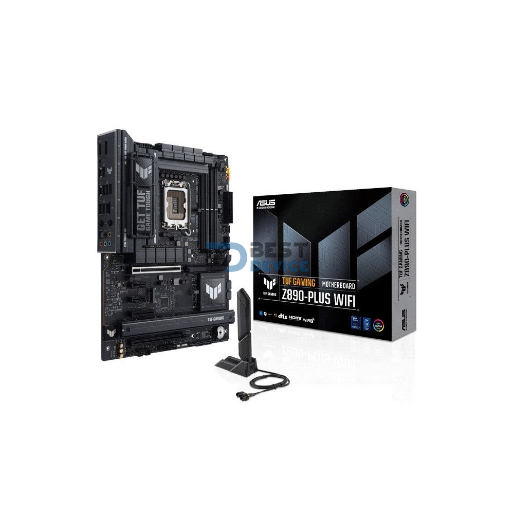 PLACA MADRE ASUS 1851 Z890-PLUS WIFI TUF GAMING DDR5 S/R/HDMI/DP/4M2/USB3.2/ATX