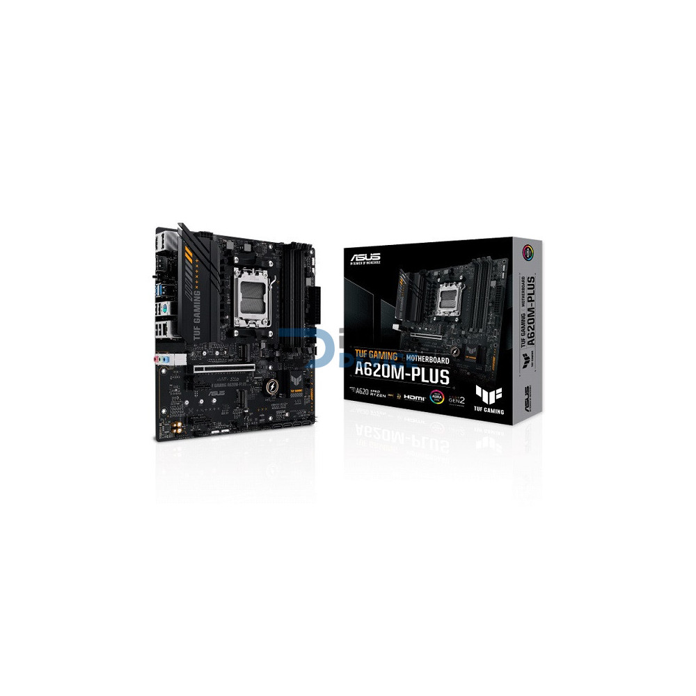 PLACA MADRE ASUS AM5 A620M-PLUS DDR5 TUF GAMING S/R/HDMI/2DP/2M2/USB3.2/MATX PLACA MADRE ASUS AM5 A620M-PLUS DDR5 TUF GAMING S/R/HDMI/2DP/2M2/USB3.2/MATX