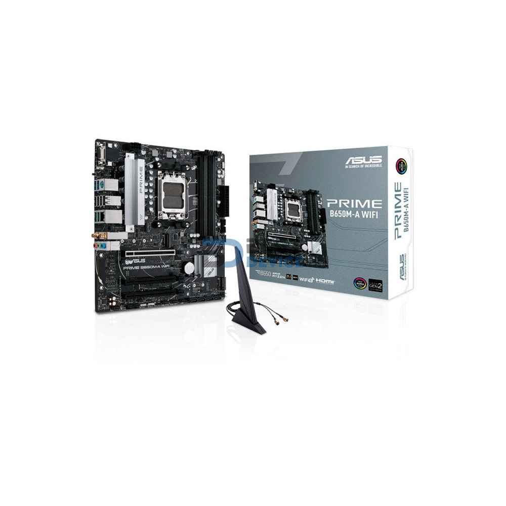 PLACA MADRE ASUS AM5 B650M-A WIFI DDR5 PRIME V/S/R/HDMI/DP/2M2/USB3.2/MATX PLACA MADRE ASUS AM5 B650M-A WIFI DDR5 PRIME V/S/R/HDMI/DP/2M2/USB3.2/MATX