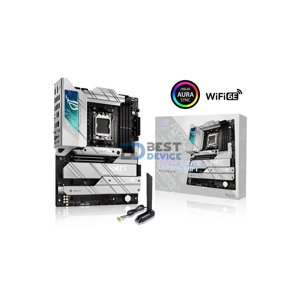 PLACA MADRE ASUS AM5 X670E-A GAMING WIFI DDR5 ROG STRIX S/R/HDMI/DP/4M2/USB3. PLACA MADRE ASUS AM5 X670E-A GAMING WIFI DDR5 ROG STRIX S/R/HDMI/DP/4M2/USB3.