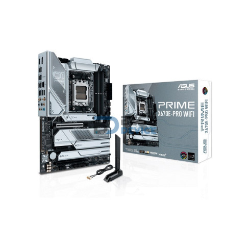 PLACA MADRE ASUS AM5 X670E-PRO WIFI PRIME DDR5 S/2R/HDMI/DP/4M2/USB/ATX D