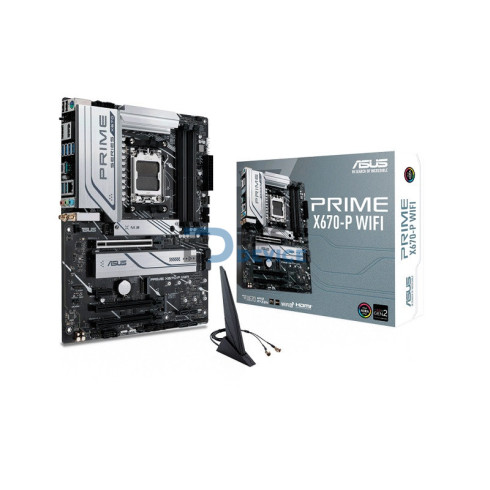 PLACA MADRE ASUS AM5 X670-P WIFI DDR5 PRIME S/R/HDMI/DP/3M2/USB3.2/ATX/AURA