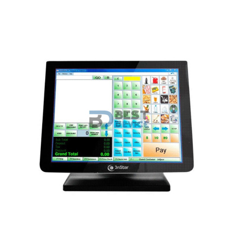 MONITOR TOUCH 3NSTAR 15" TCM010VH CAPACITIVE VGA/HDMI/USB SIN BISEL/6MS/HD