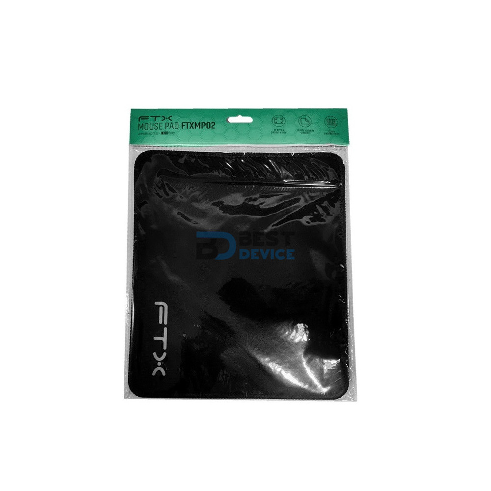 MOUSE PAD FTX FTXMP02 NEGRO 20X24CM 108795 MOUSE PAD FTX FTXMP02 NEGRO 20X24CM 108795