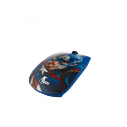 MOUSE XTECH WIR XTM-M340CA CAPITAN AMERICA 1600DPI/4 BOT/AZUL