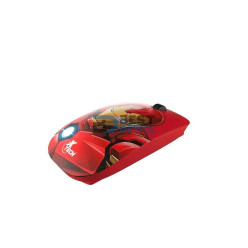 MOUSE XTECH WIR XTM-M340IM IRON MAN 1600DPI/4 BOT/ROJO