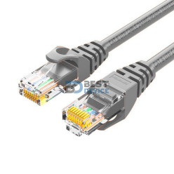 PATCH CORD UTP CAT6 RJ45 HIKVISION DS-1NP6UEC0 3 MTS GRIS 24AWG