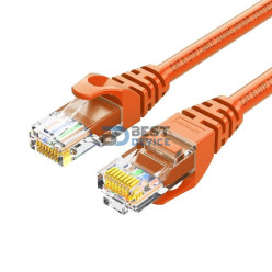 PATCH CORD UTP CAT6 RJ45 HIKVISION DS-1NP6UEC0 3 MTS NARANJA 24AWG