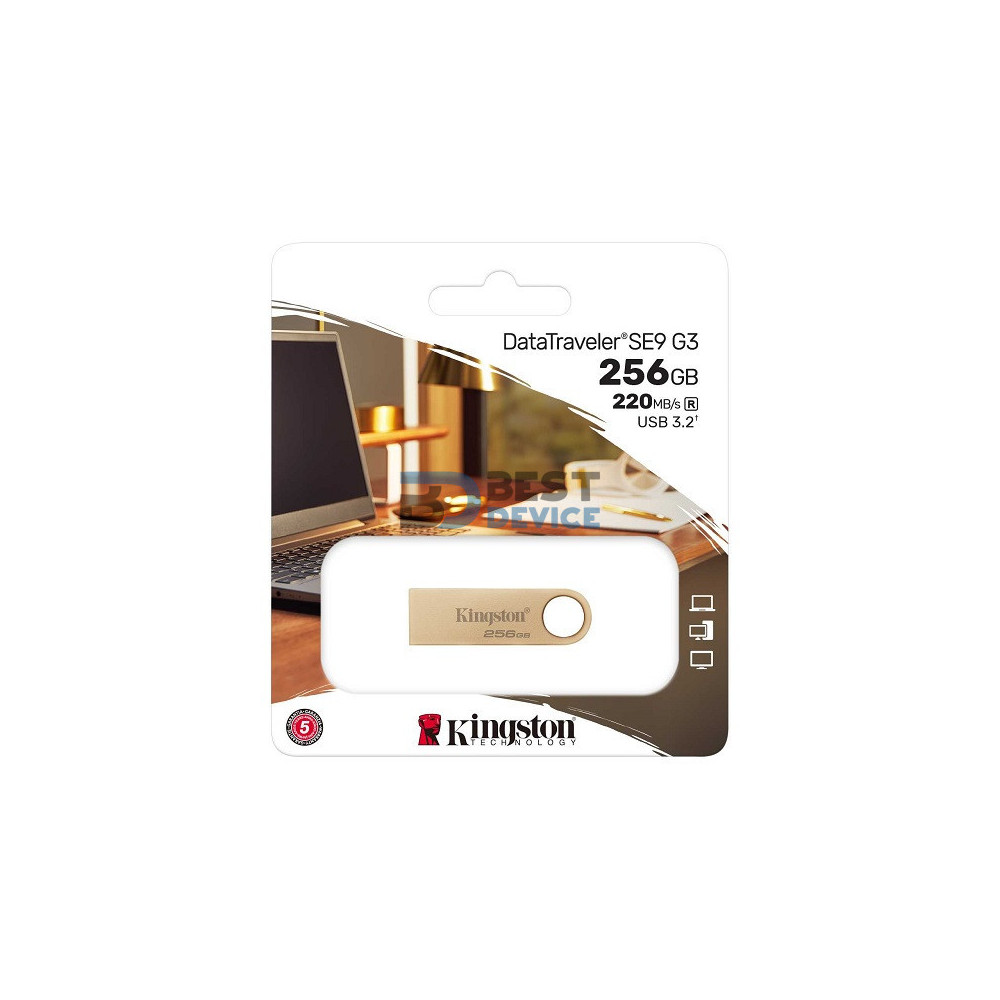 PENDRIVE KINGSTON DATATRAVELER SE9 G3 256GB DTSE9G3/256GB USB-A 3.2 PENDRIVE KINGSTON DATATRAVELER SE9 G3 256GB DTSE9G3/256GB USB-A 3.2