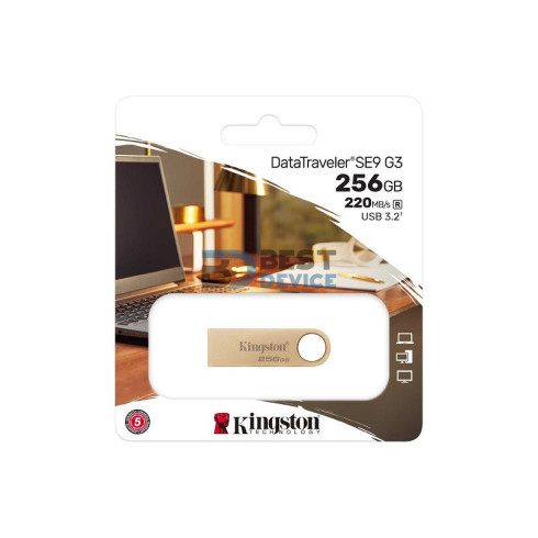 PENDRIVE KINGSTON DATATRAVELER SE9 G3 256GB DTSE9G3/256GB USB-A 3.2