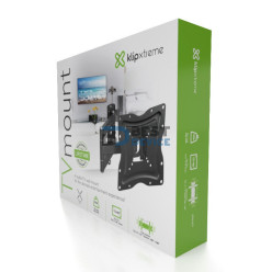 SOPORTE KLIP XTREME PARA TV 13" A 46" KPM-875 30KG/INCLI/GIR 180/NEG