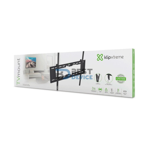 SOPORTE KLIP XTREME PARA TV 55" A 90" KTM-353 50KG/INCLI/NEGRO