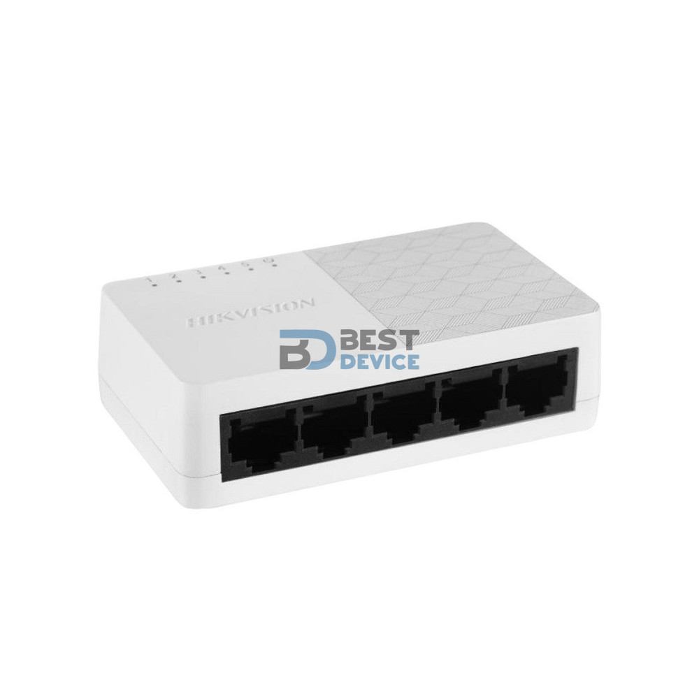 SWITCH HIKVISION DS-3E0505D-O 5P/1GBPS PLASTICO PARED/ESCRITORIO SWITCH HIKVISION DS-3E0505D-O 5P/1GBPS PLASTICO PARED/ESCRITORIO