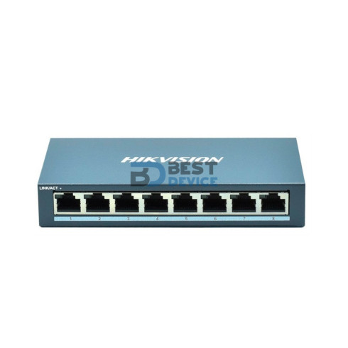 SWITCH HIKVISION DS-3E0508-O 8P/1GBPS METAL PARED/ESCRITORIO
