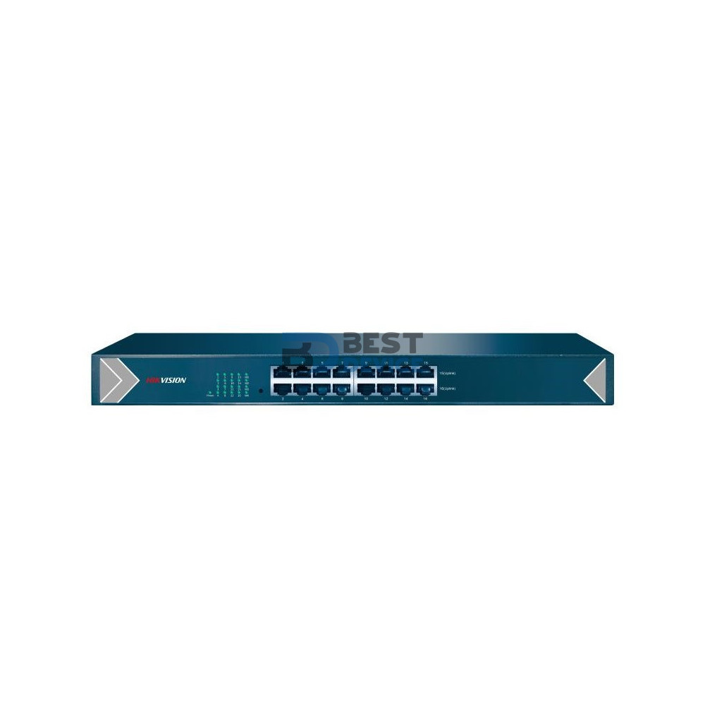 SWITCH HIKVISION DS-3E0516-E(C) 16P/1GBPS METAL RACK SWITCH HIKVISION DS-3E0516-E(C) 16P/1GBPS METAL RACK