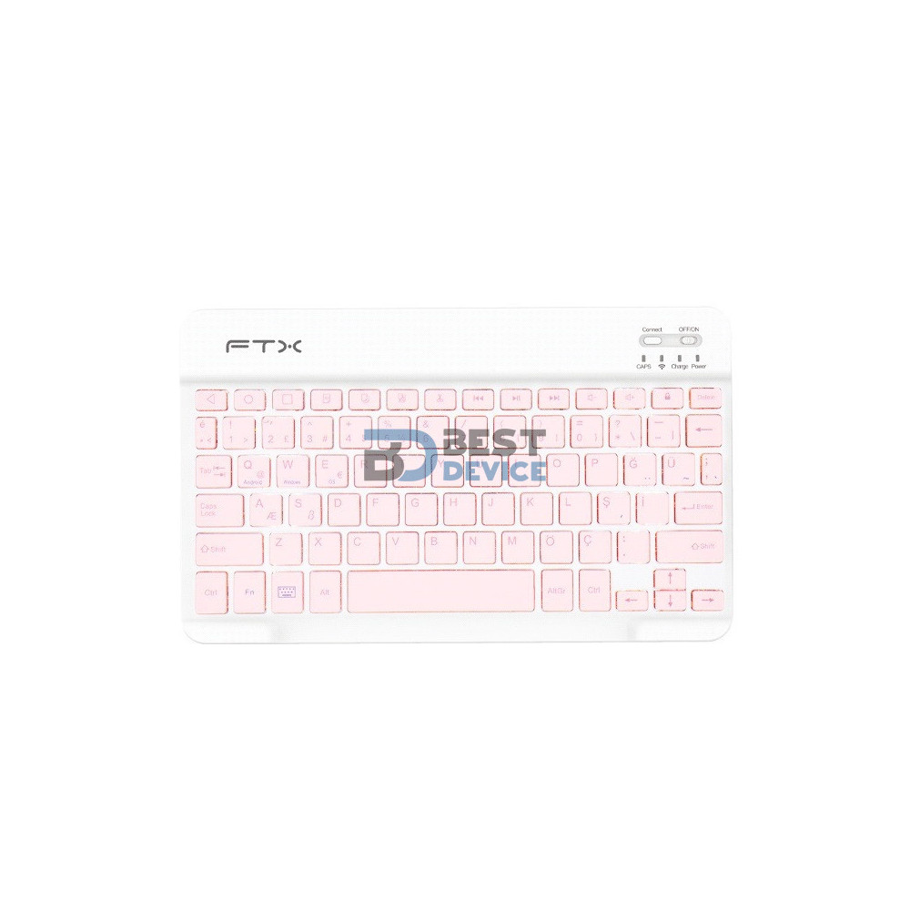 TECLADO BT FTXB09 ESP/ROSA 106234 TECLADO BT FTXB09 ESP/ROSA 106234