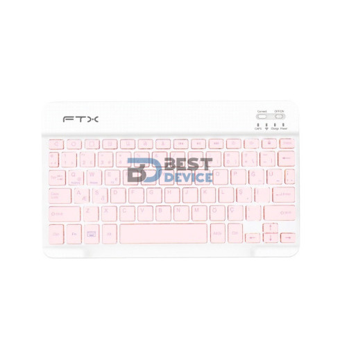 TECLADO BT FTXB09 ESP/ROSA 106234
