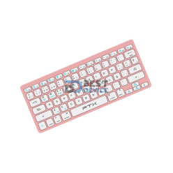 TECLADO BT FTXB1000 ULTRA SLIM ESP/ROSA