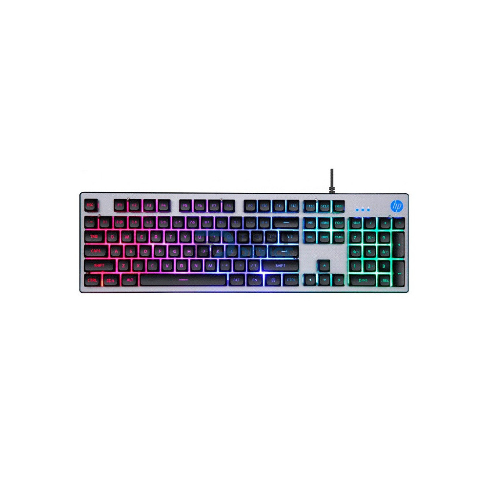 TECLADO USB GAMER HP K500F RGB/ESP/GRIS