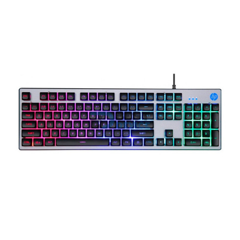 TECLADO USB GAMER HP K500F RGB/ESP/GRIS