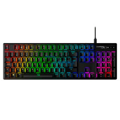 TECLADO USB GAMER HYPERX HX-KB6BLX-LA ALLOY O. MEC BLUE/ESP/RGB