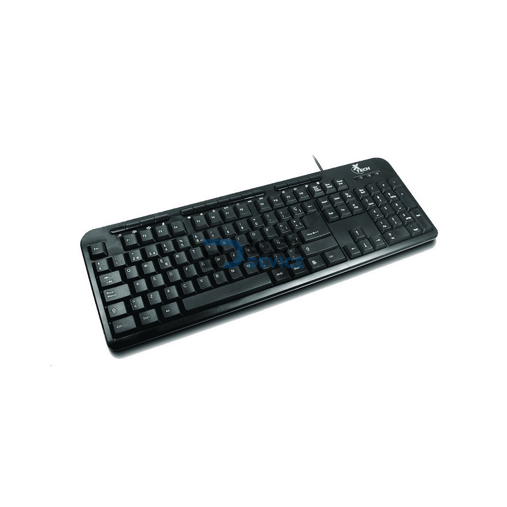 TECLADO XTECH USB XTK-130E MULT/ING/NEG TECLADO XTECH USB XTK-130E MULT/ING/NEG