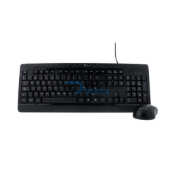 TECLADO+MOUSE KLIP XTREME USB KCK-251S DESKMATE ESP/NEG