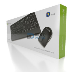 TECLADO+MOUSE INALAMVRICO KLIP XTREME KCK-265E INSPIRE SLIM ING/NEG
