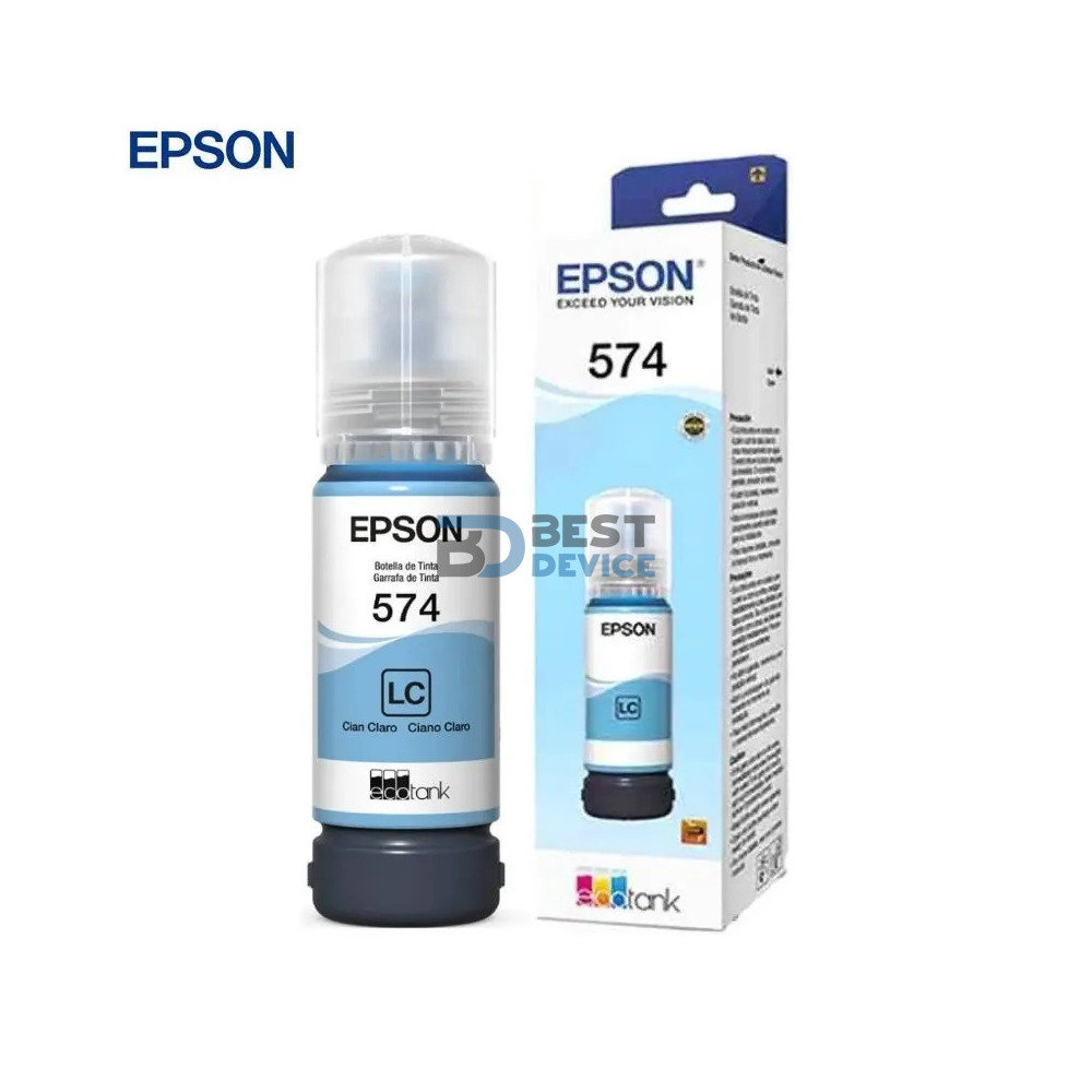 TINTA EPSON T574 520 LIGHT CIANO L8050 T574520-AL 70ML TINTA EPSON T574 520 LIGHT CIANO L8050 T574520-AL 70ML