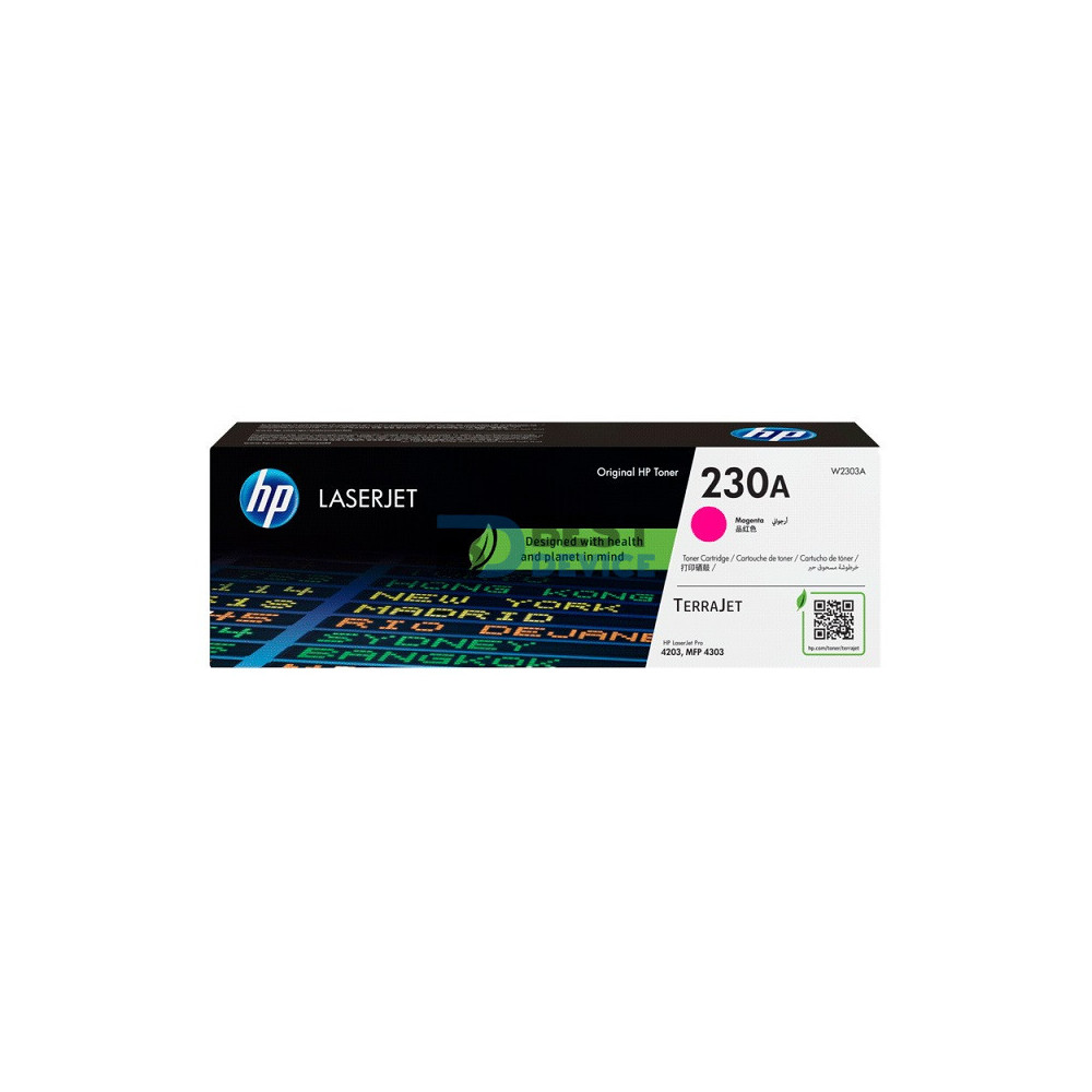 TONER HP 230A MAGENTA W2303A 4203/MFP 4303 TONER HP 230A MAGENTA W2303A 4203/MFP 4303