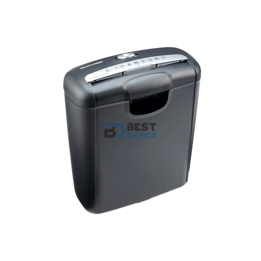 TRITURADORA DE PAPEL MULTI 220V 6HOJAS/10L/NEGRO OF010 TRITURADORA DE PAPEL MULTI 220V 6HOJAS/10L/NEGRO OF010