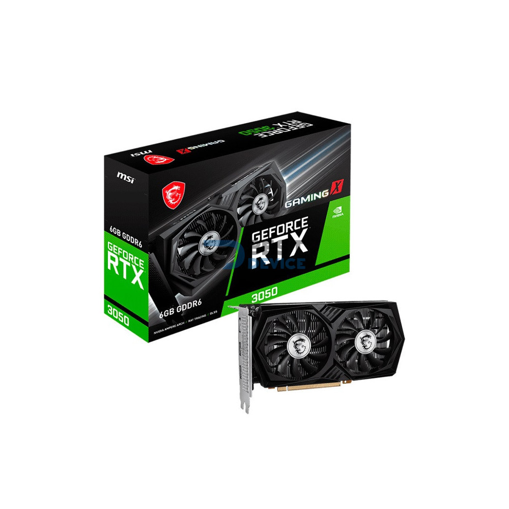 TARJETA GRÁFICA MSI RTX3050 GAMING X 6G DD6 912-V812-053