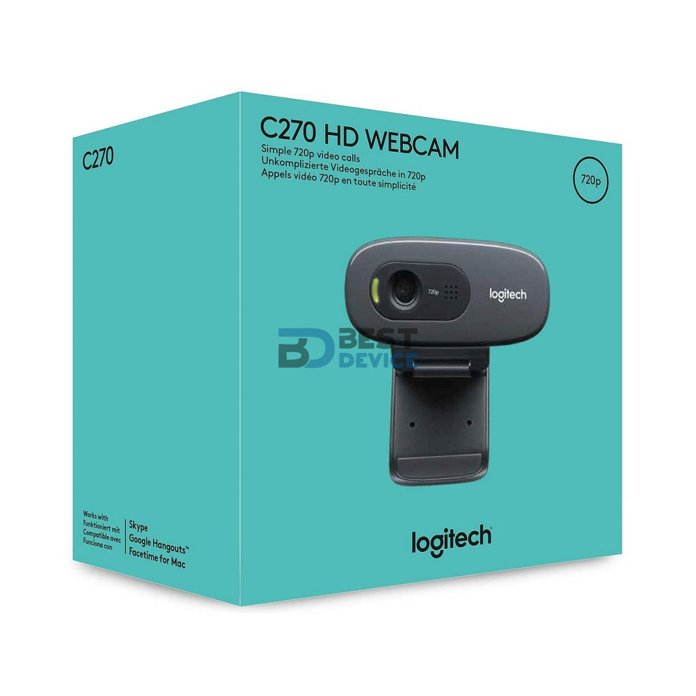 CÁMARA WEB LOGITECH 960-000694 C270 USB CÁMARA WEB LOGITECH 960-000694 C270 USB