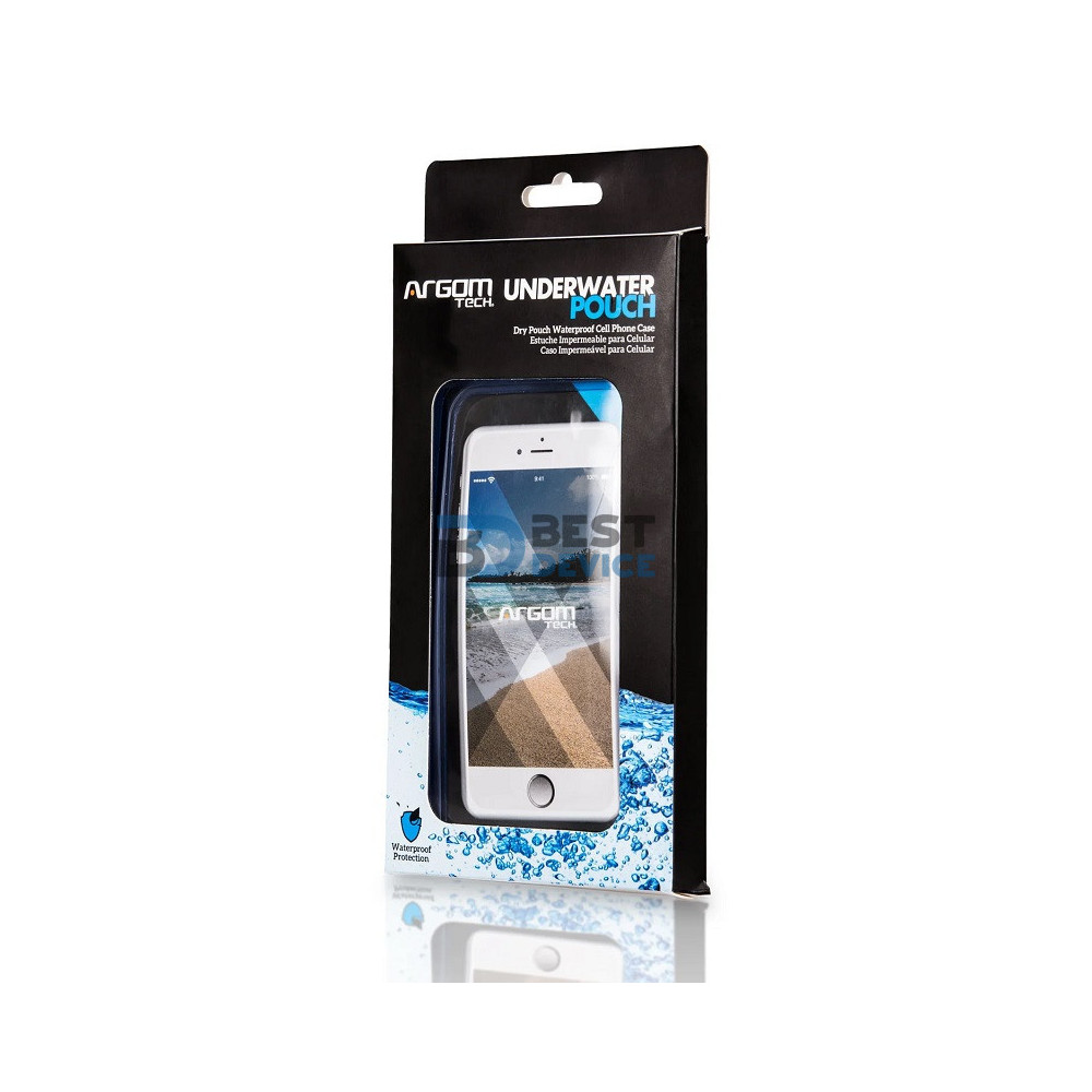 ESTUCHE IMPERMEABLE ARGOMTECH PARA CELULAR ARG-AC-0451BL 16 x 8 CM ESTUCHE IMPERMEABLE ARGOMTECH PARA CELULAR ARG-AC-0451BL 16 x 8 CM